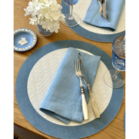 Halo Reversible Round Placemats, Set of 4