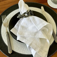 Halo Reversible Round Placemats, Set of 4