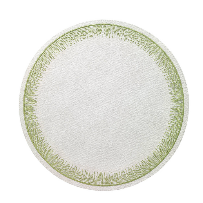 Flare Embroidered Round Placemats, Set of 4