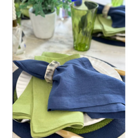 French Riviera Stonewashed Linen Napkins, Set of 4