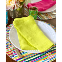 French Riviera Stonewashed Linen Napkins, Set of 4