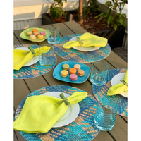 French Riviera Stonewashed Linen Napkins, Set of 4