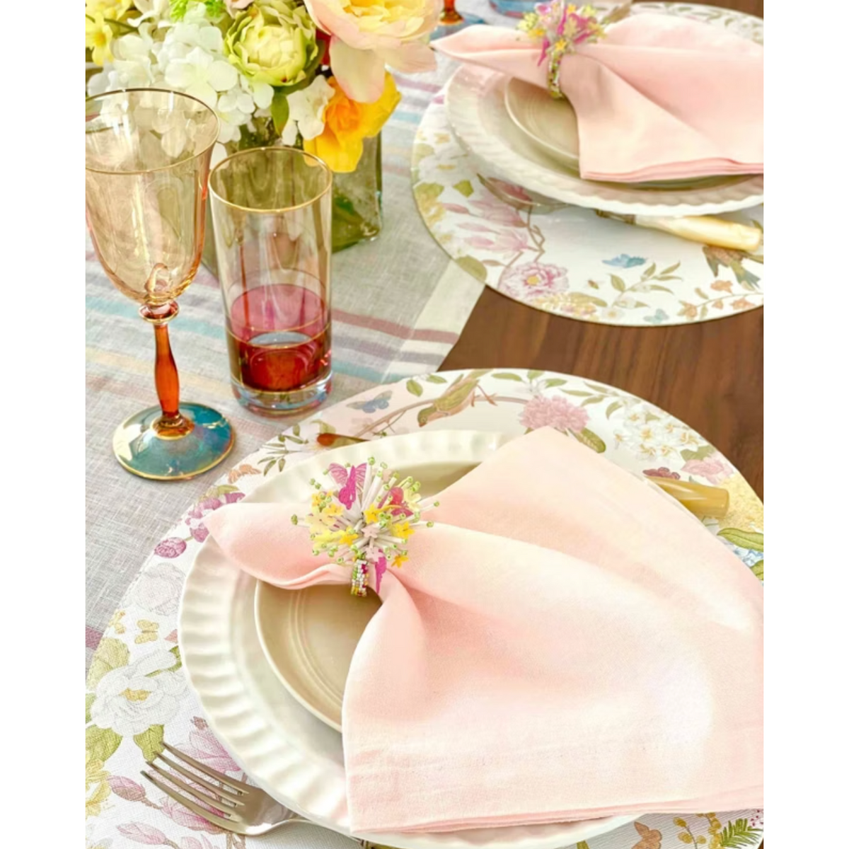 French Riviera Stonewashed Linen Napkins, Set of 4