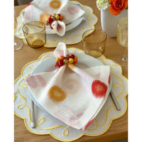 Jubilant Colorful Napkin Rings, Set of 4