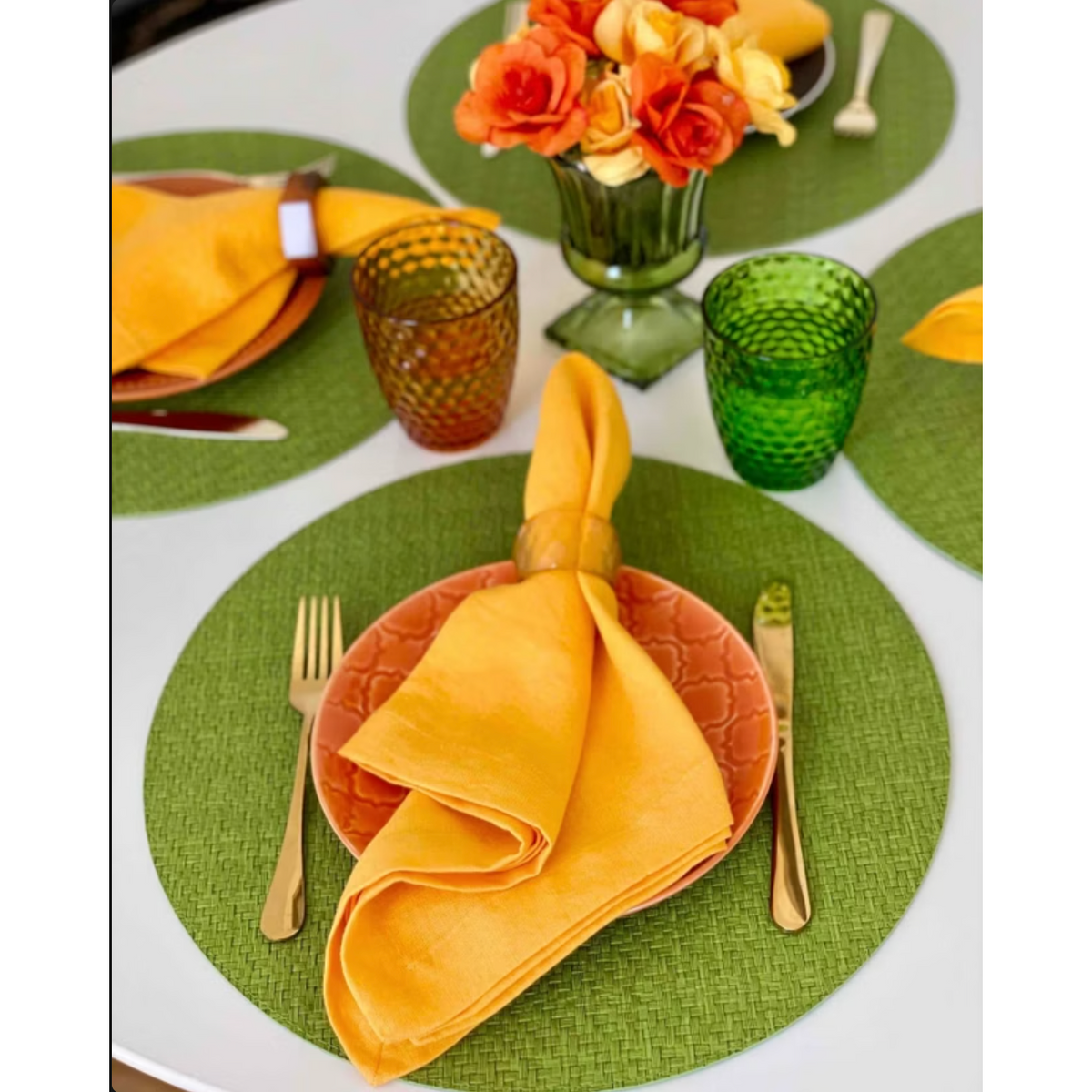 French Riviera Stonewashed Linen Napkins, Set of 4