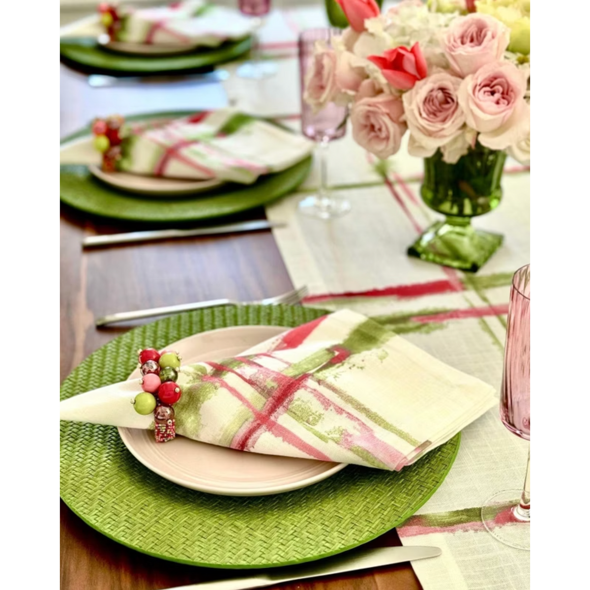Jubilant Colorful Napkin Rings, Set of 4