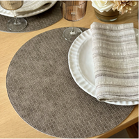 Tresse Round Placemats, Set of 4