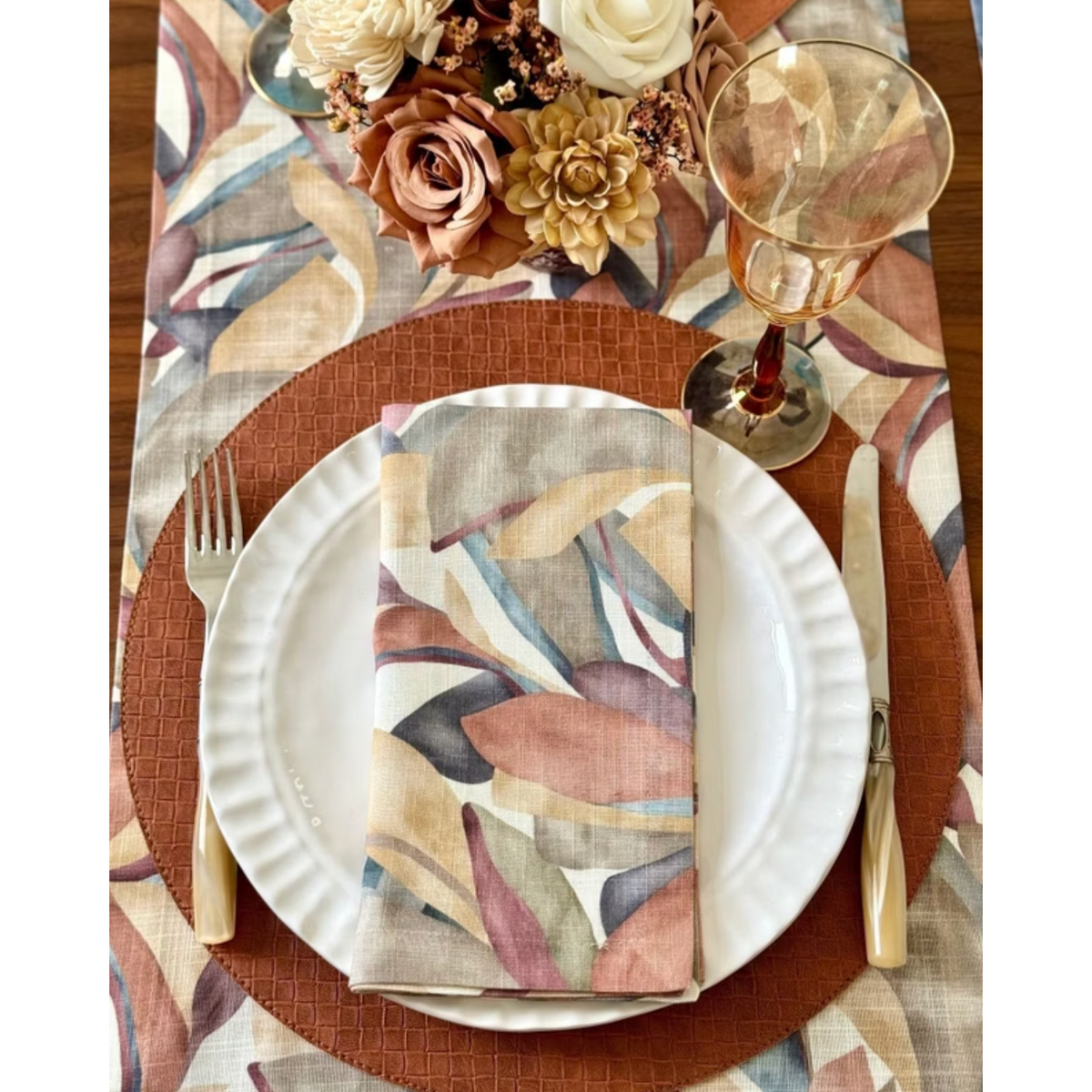 Tresse Round Placemats, Set of 4