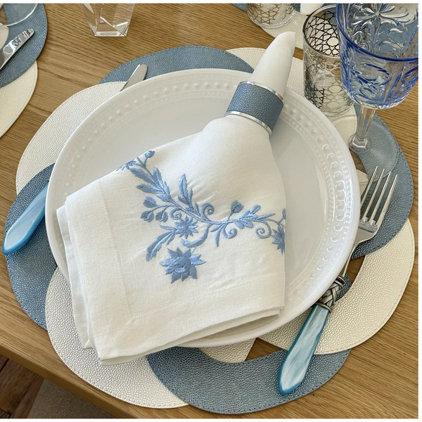 Primrose Round Placemats, Set of 4