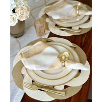 Primrose Round Placemats, Set of 4