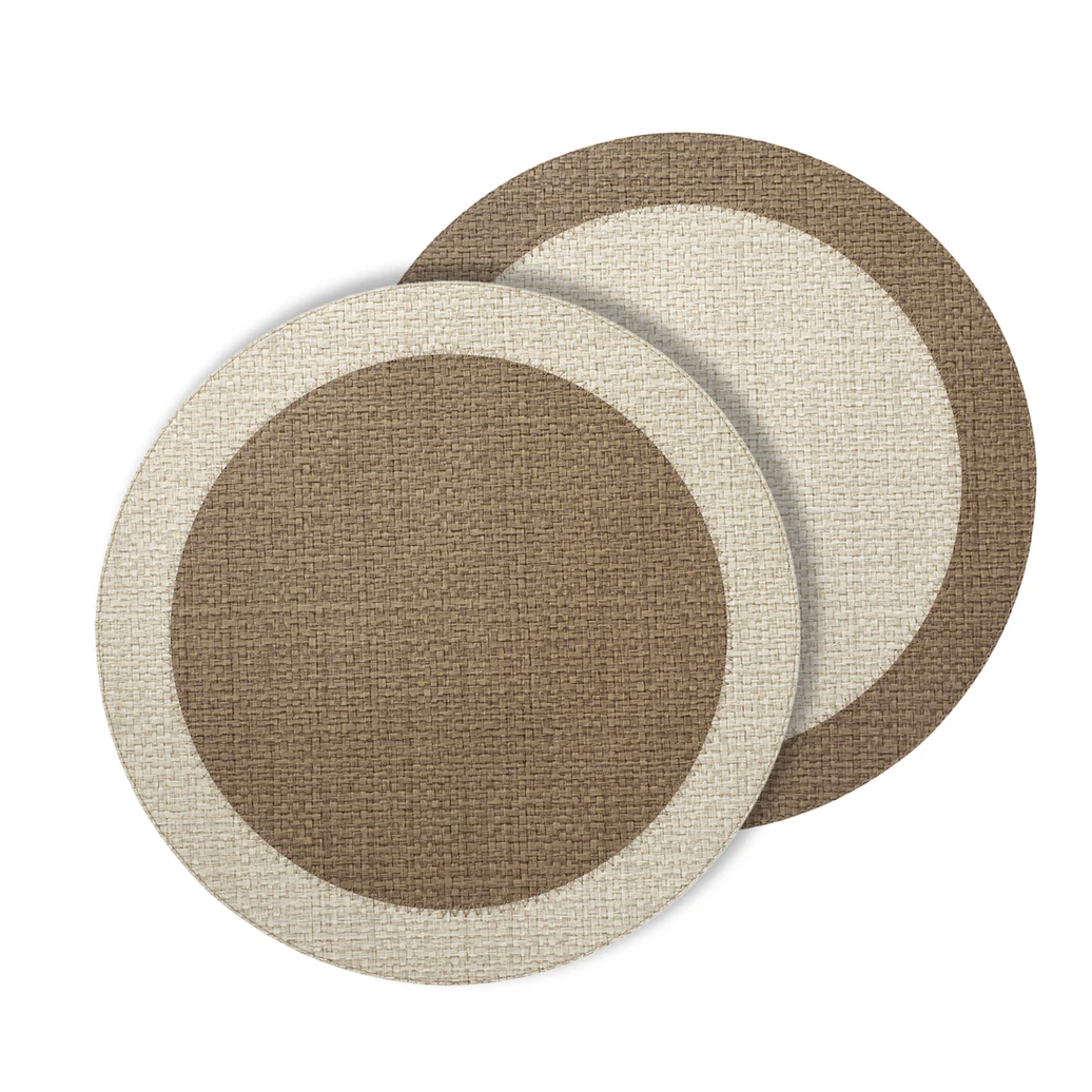 Halo Reversible Round Placemats, Set of 4