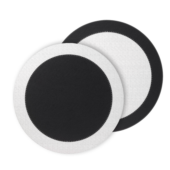 Halo Reversible Round Placemats, Set of 4