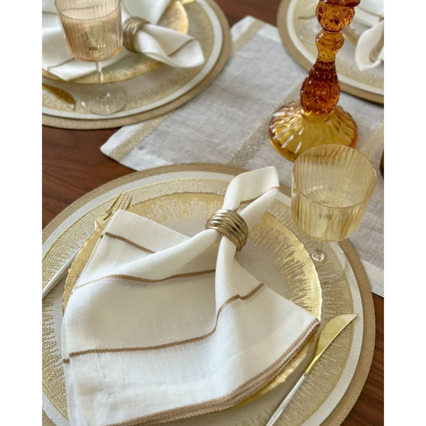 Ray Shagreen Placemats, Set of 4