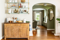 Galet Antique Gold Leaf Mirror