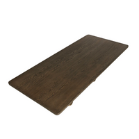 Salix Chocolate Oak Rectangle Dining Table