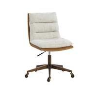 Stinson Ivory & Camel Office Chair