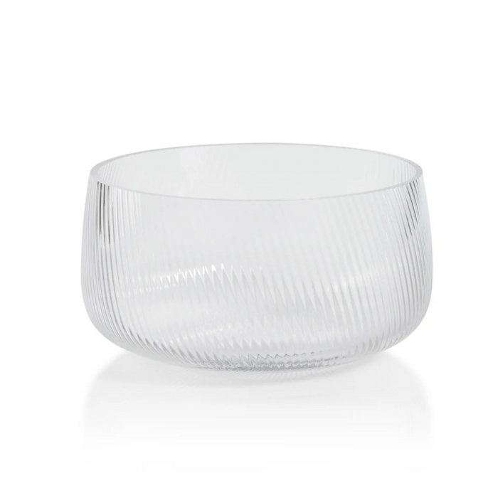 Chatham Rippled Glass Serving Bowl