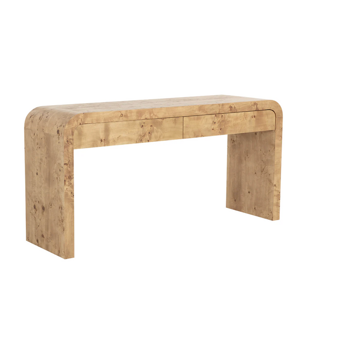 Rowena Burl Console Table