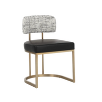 Larissa Dining Chair - Bravo Black|Halton Birch
