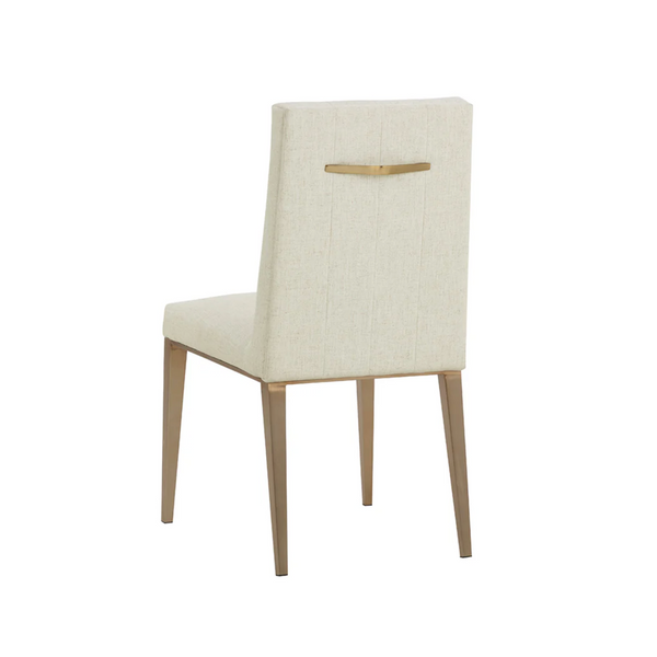 Wilbur Beige Linen Dining Chair