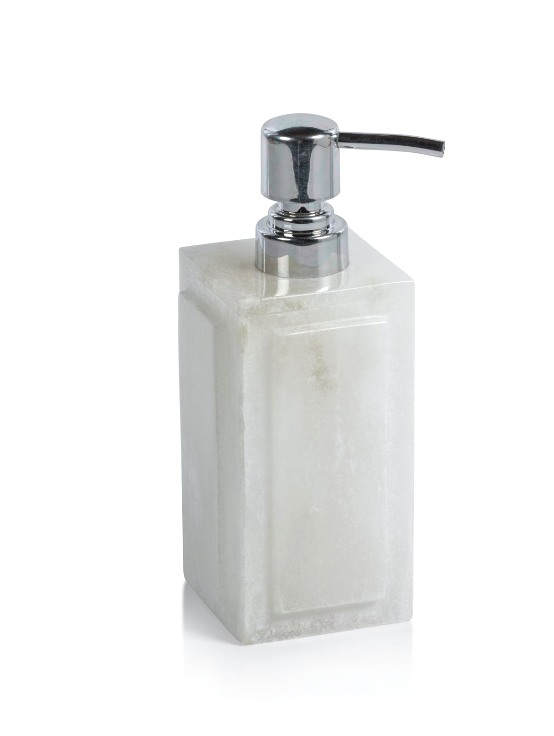 Côte d'Azur Alabaster Soap Dispenser