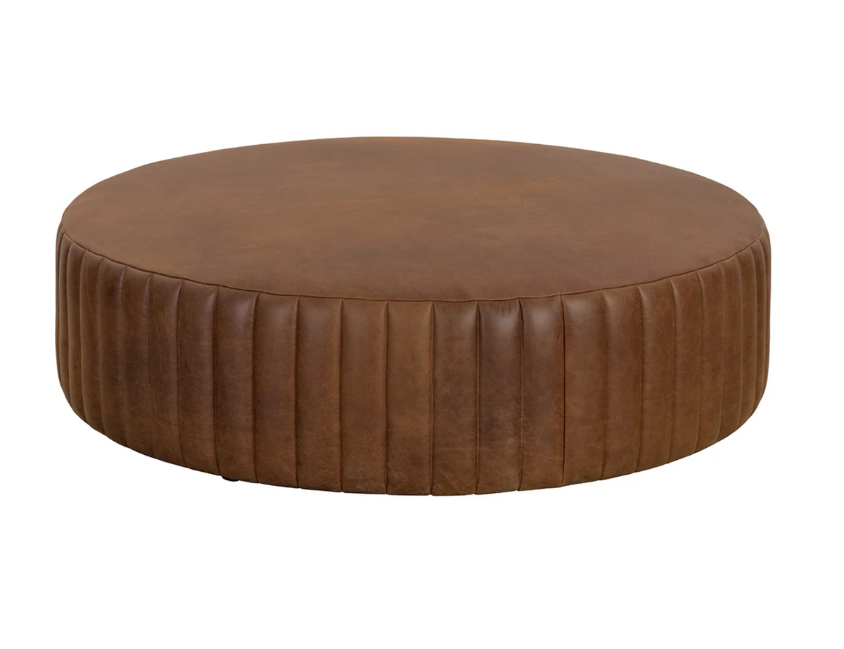 Divano Ottoman - Lucia Tobacco Leather