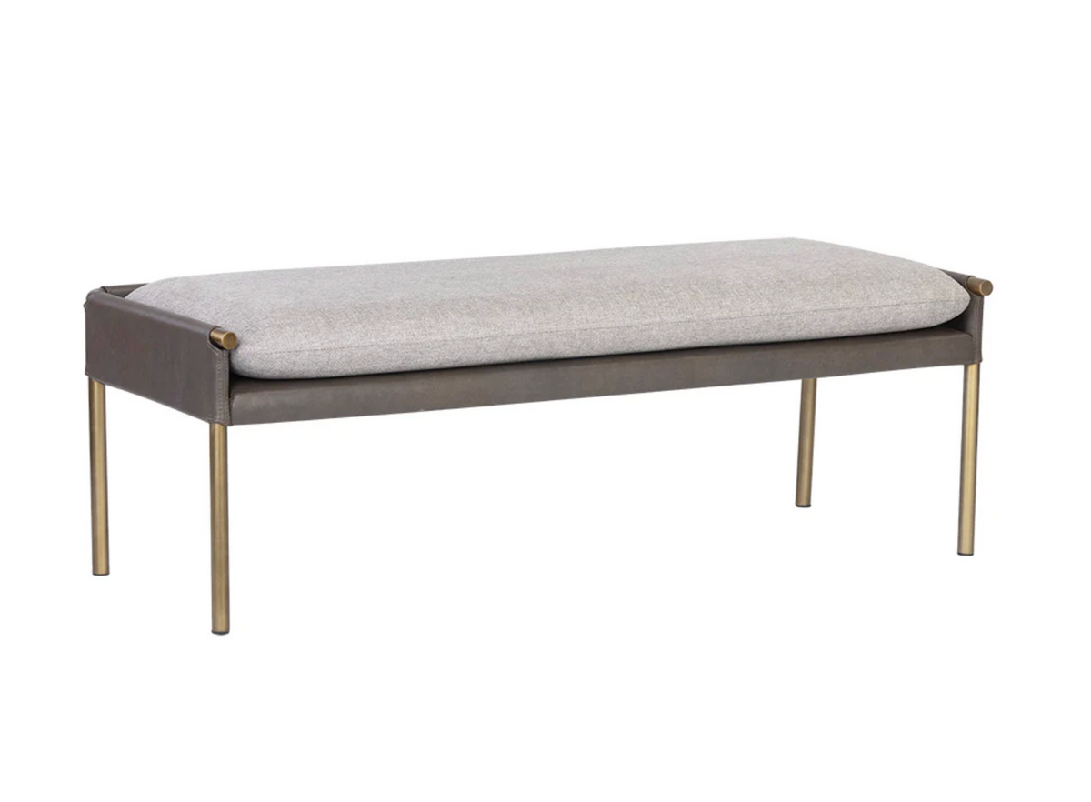 Bellevue Bench - Belfast Heather Grey|Bravo Ash