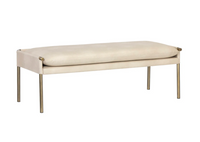 Bellevue Upholstered Bench - Bravo Cream