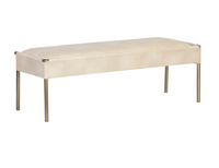 Bellevue Upholstered Bench - Bravo Cream