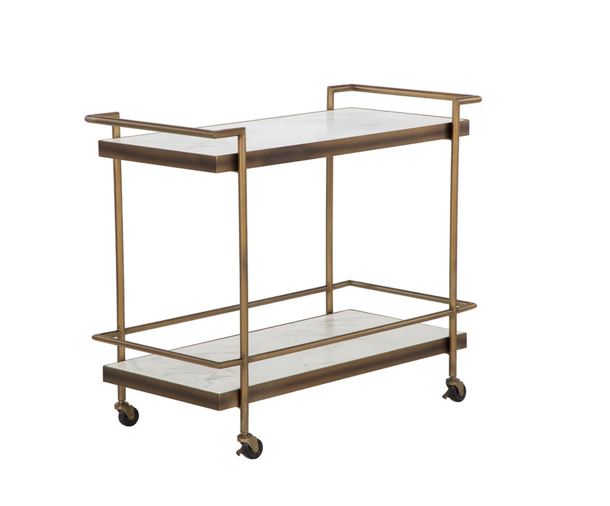 Contardi Bronze Indoor & Outdoor Bar Cart