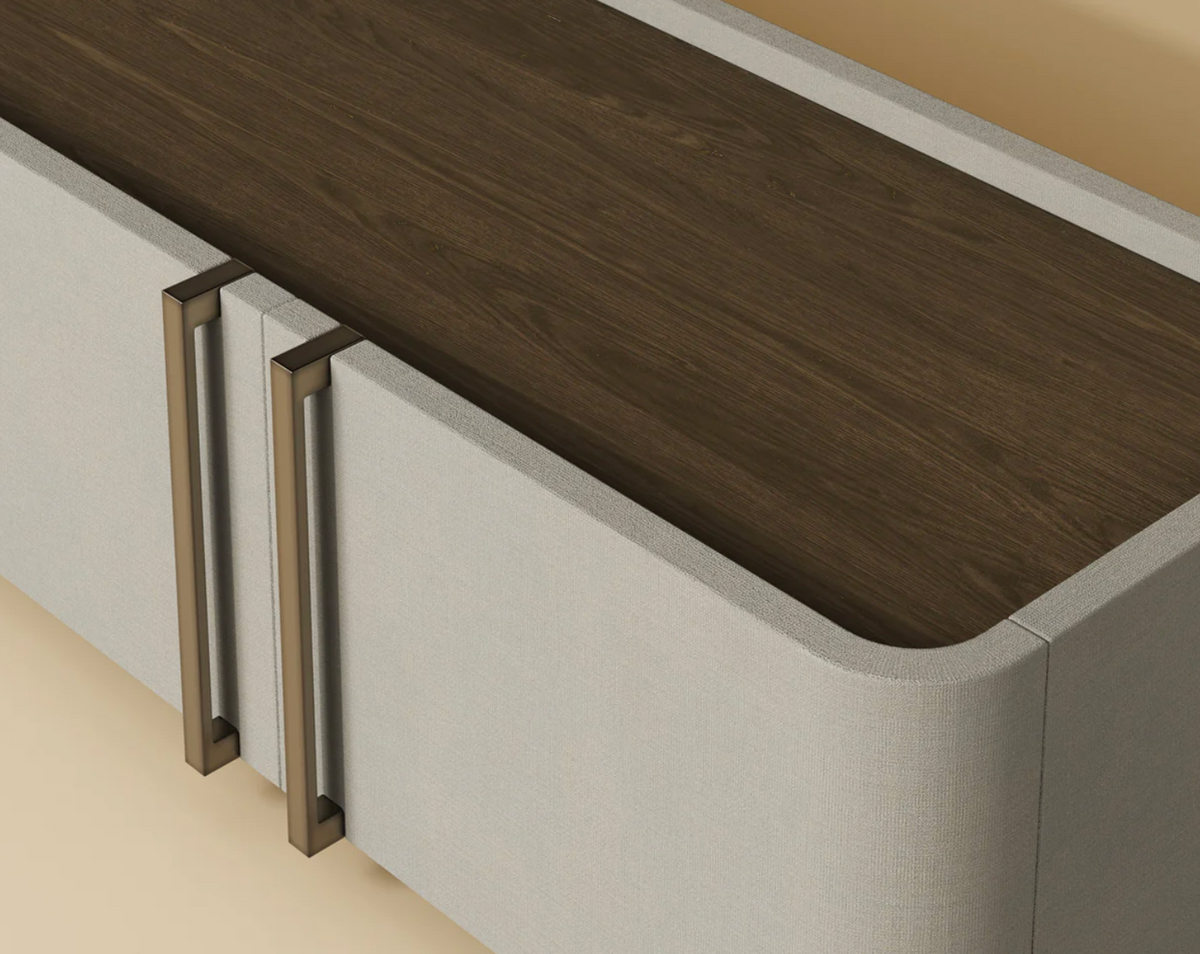 Jamille Cream Media & Storage Cabinet