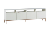 Ambrose Cream Modular Storage Media Cabinet