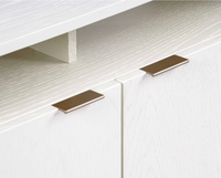 Ambrose Cream Modular Storage Media Cabinet
