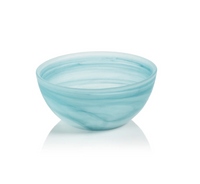 Azur Alabaster Medium Glass Bowls, Set of 4