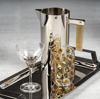 Colleen Optic Martini | Cocktail Glasses | Multicolor, Set of 4