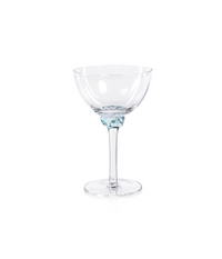Colleen Optic Martini | Cocktail Glasses | Multicolor, Set of 4