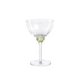 Colleen Optic Martini | Cocktail Glasses | Multicolor, Set of 4