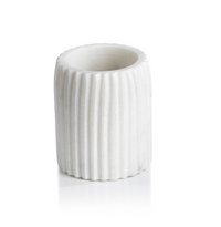 Ivory Bathroom Counter Decorative Tumbler