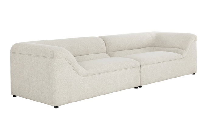Gladys Dove Cream Sofa
