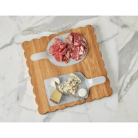 Square Scalloped Cutting Board