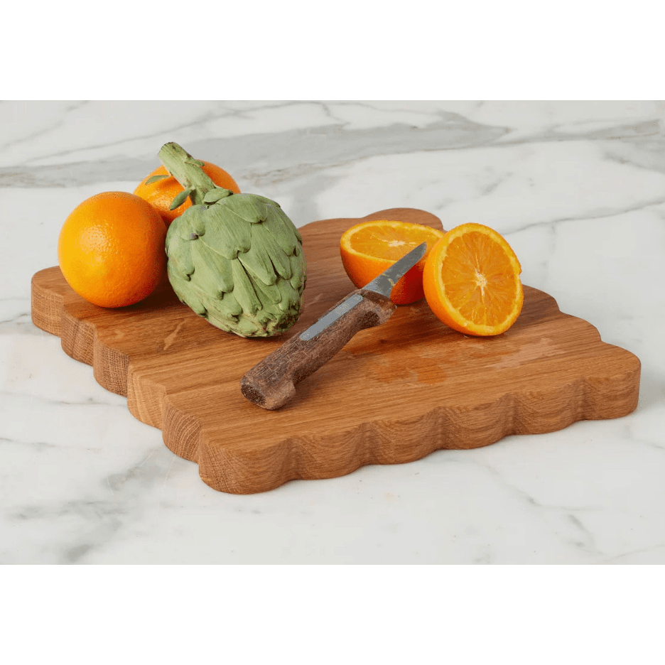 Square Scalloped Cutting Board