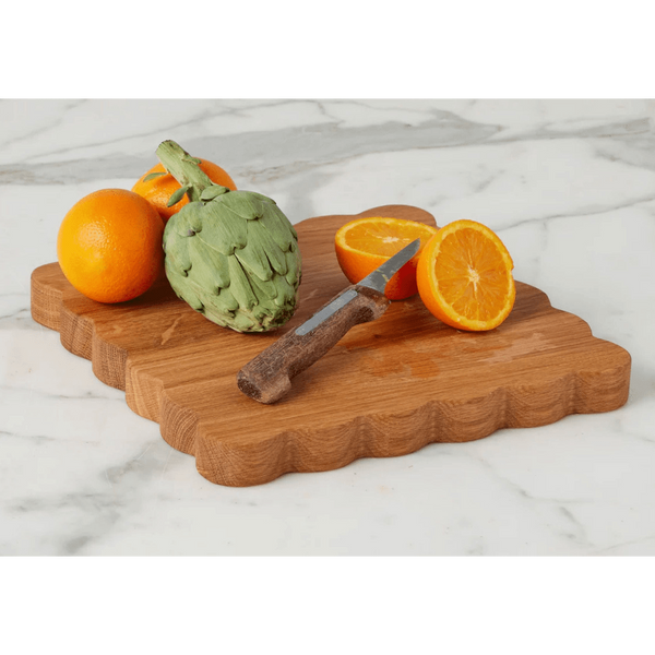 Square Scalloped Cutting Board