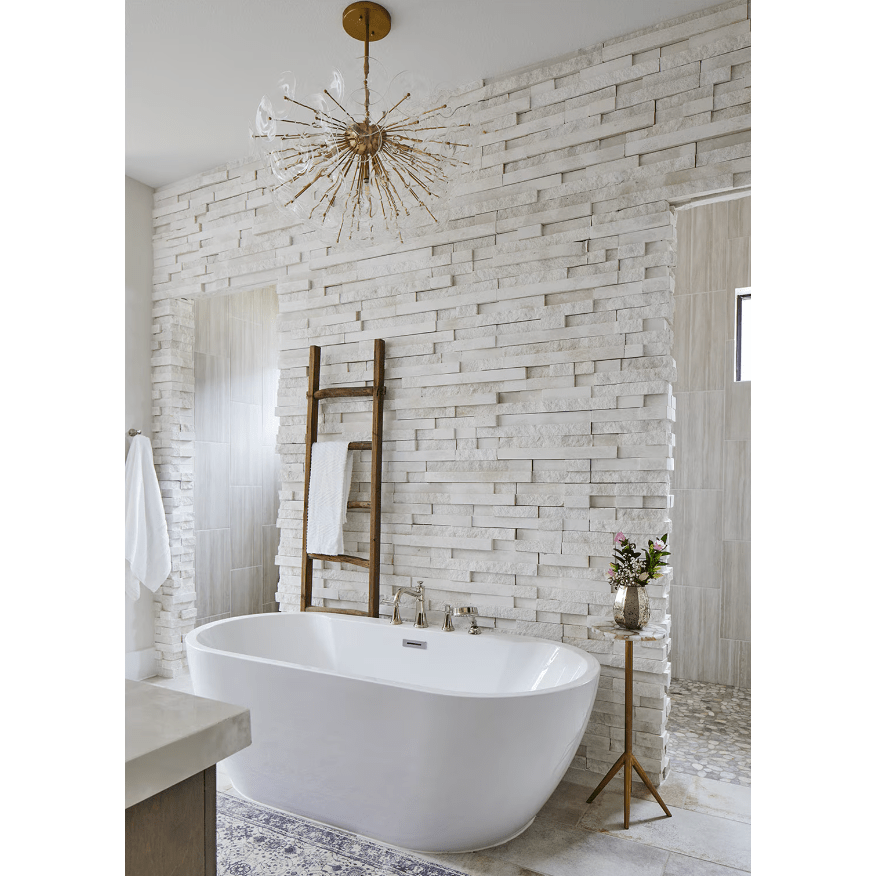 Poppy Glass & Brass Semi Flush Mount Light