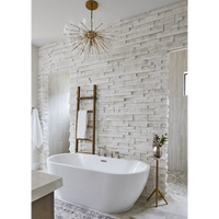 Poppy Glass & Brass Semi Flush Mount Light