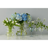 Clear Small Wine Glass Vase