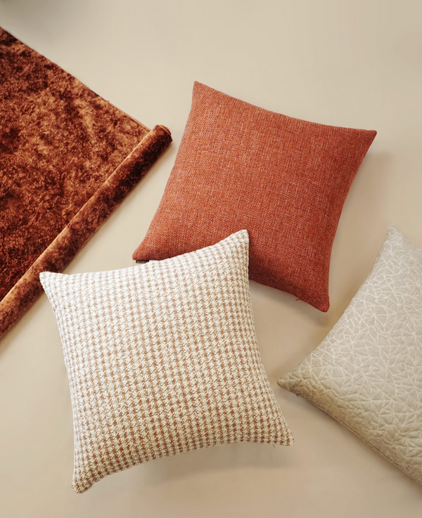 Serene Taupe Throw Pillow