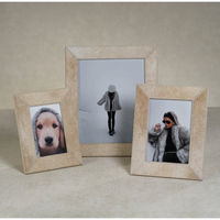 Corviglia Natural Beige Hair On Hide Photo Frame