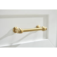 Suzy White & Brass Double Dresser