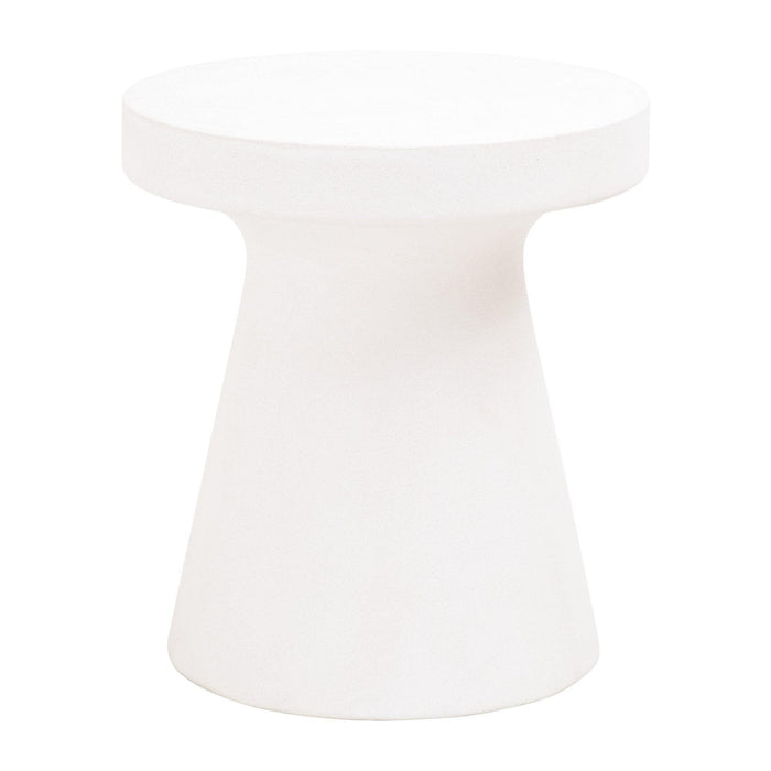 Tucker Ivory Concrete Accent Table
