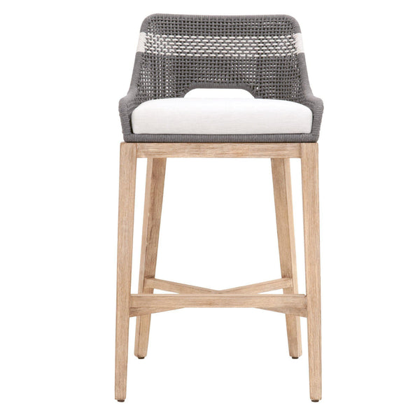 Tootsie Gray Rope Barstool